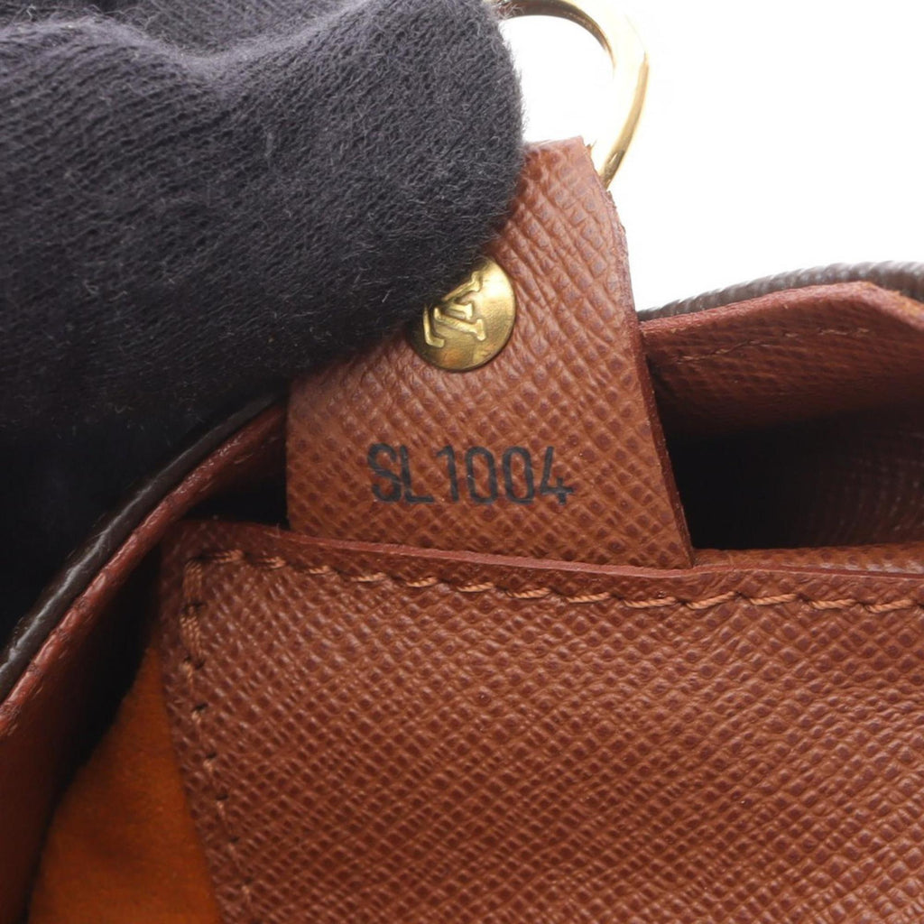 Louis Vuitton Brown Coated Canvas Pvc Leather Shoulder Bag