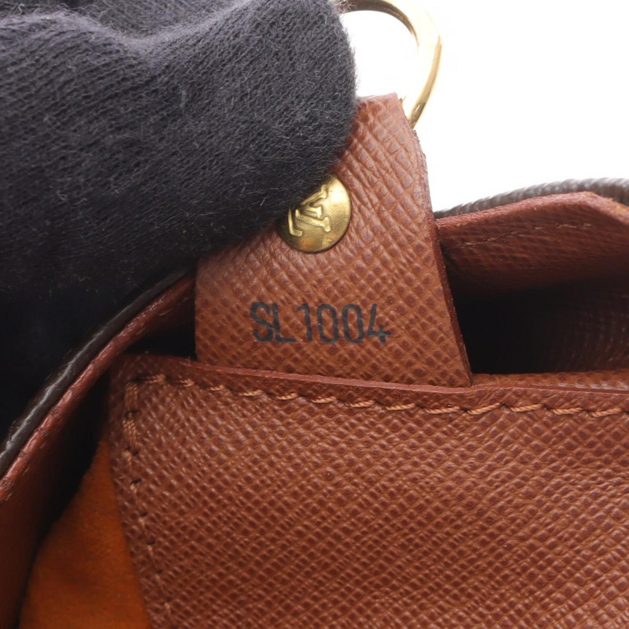 Louis Vuitton Brown Coated Canvas Pvc Leather Shoulder Bag