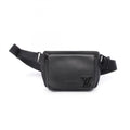 Louis Vuitton Black Noir Leather Fanny Pack
