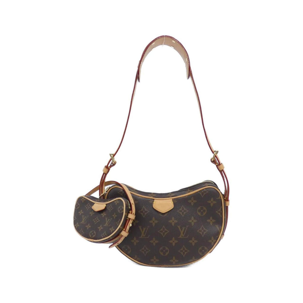 Louis Vuitton Marron Coated Canvas Pouch Shoulder Bag