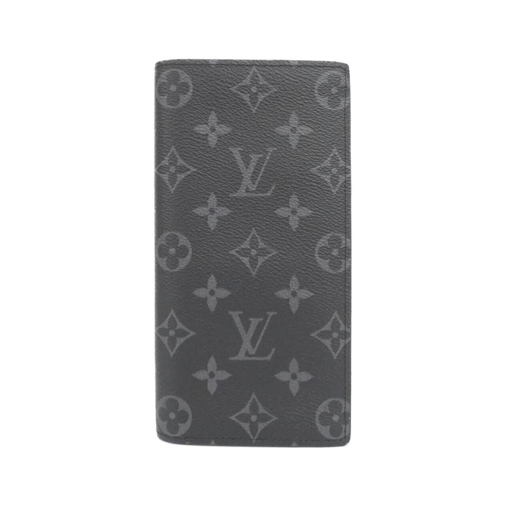 Louis Vuitton Monogram Eclipse Black Coated Canvas Long Wallet