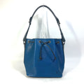 Louis Vuitton Black Blue Toledo Blue Epi Leather Shoulder Bag