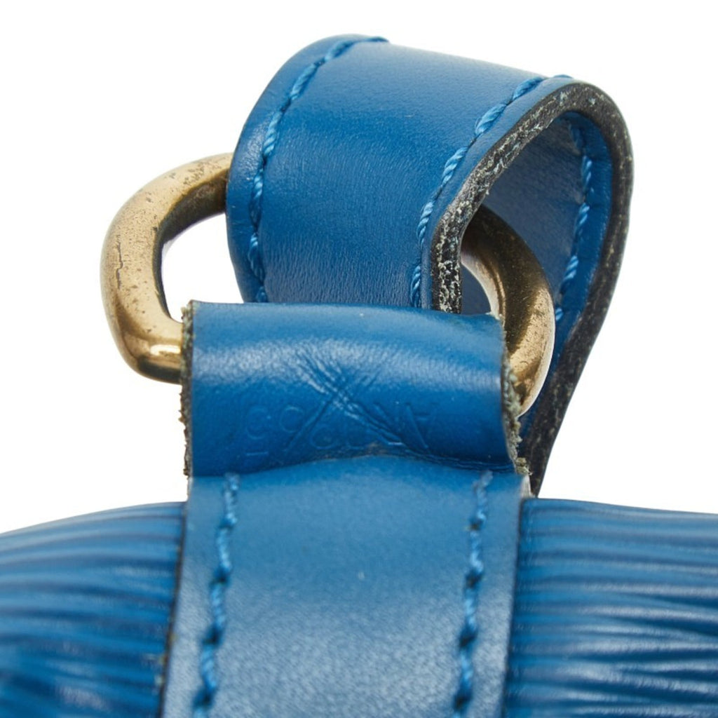 Louis Vuitton Toledo Blue Leather Shoulder Bag