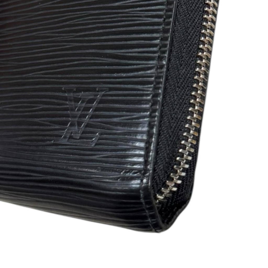Louis Vuitton Black Epi Leather Long Wallet