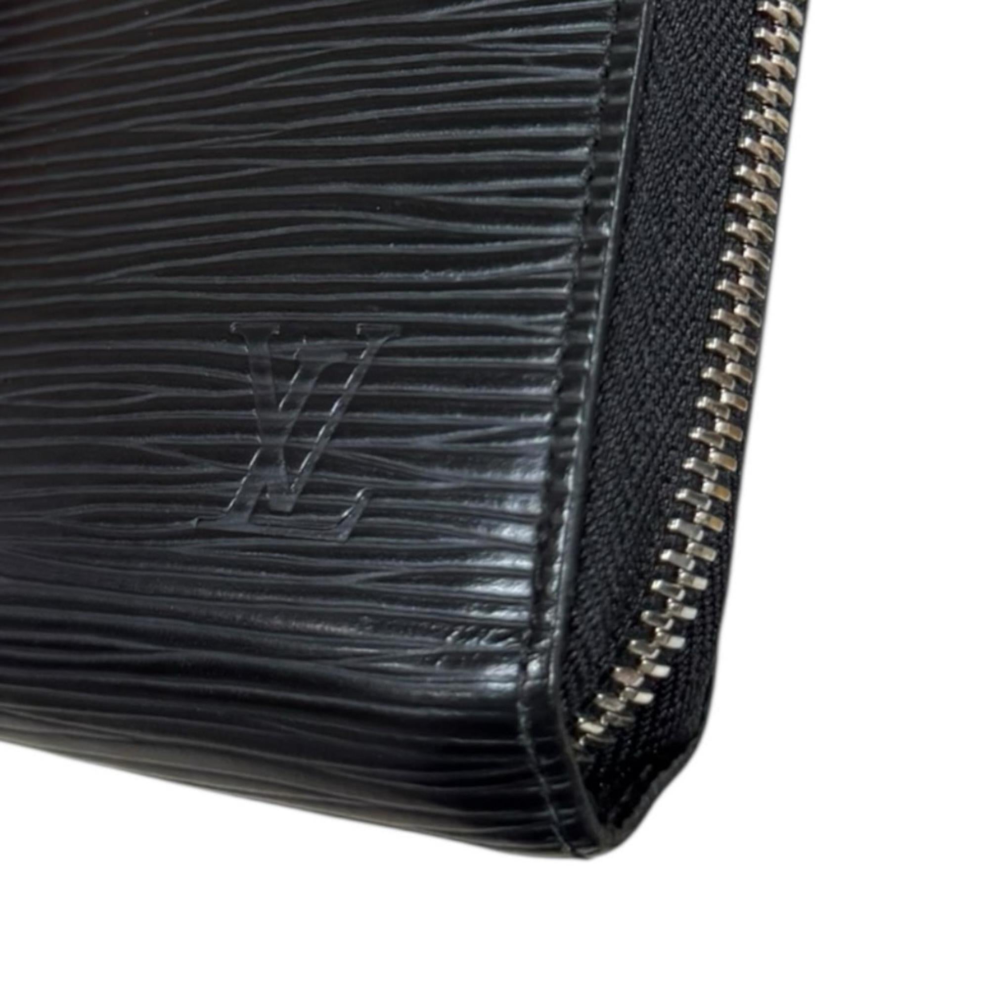 Louis Vuitton Black Epi Leather Long Wallet