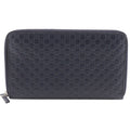 Gucci Black Leather Long Wallet (Bi-Fold) (Pre-Owned)