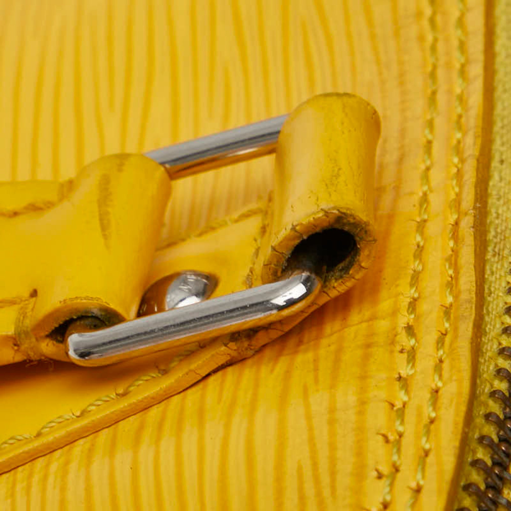 Louis Vuitton Epi Mimosa Yellow Leather Handbag