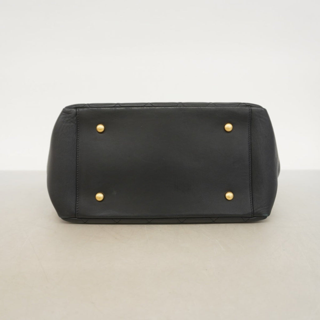 Chanel Black Leather Handbag