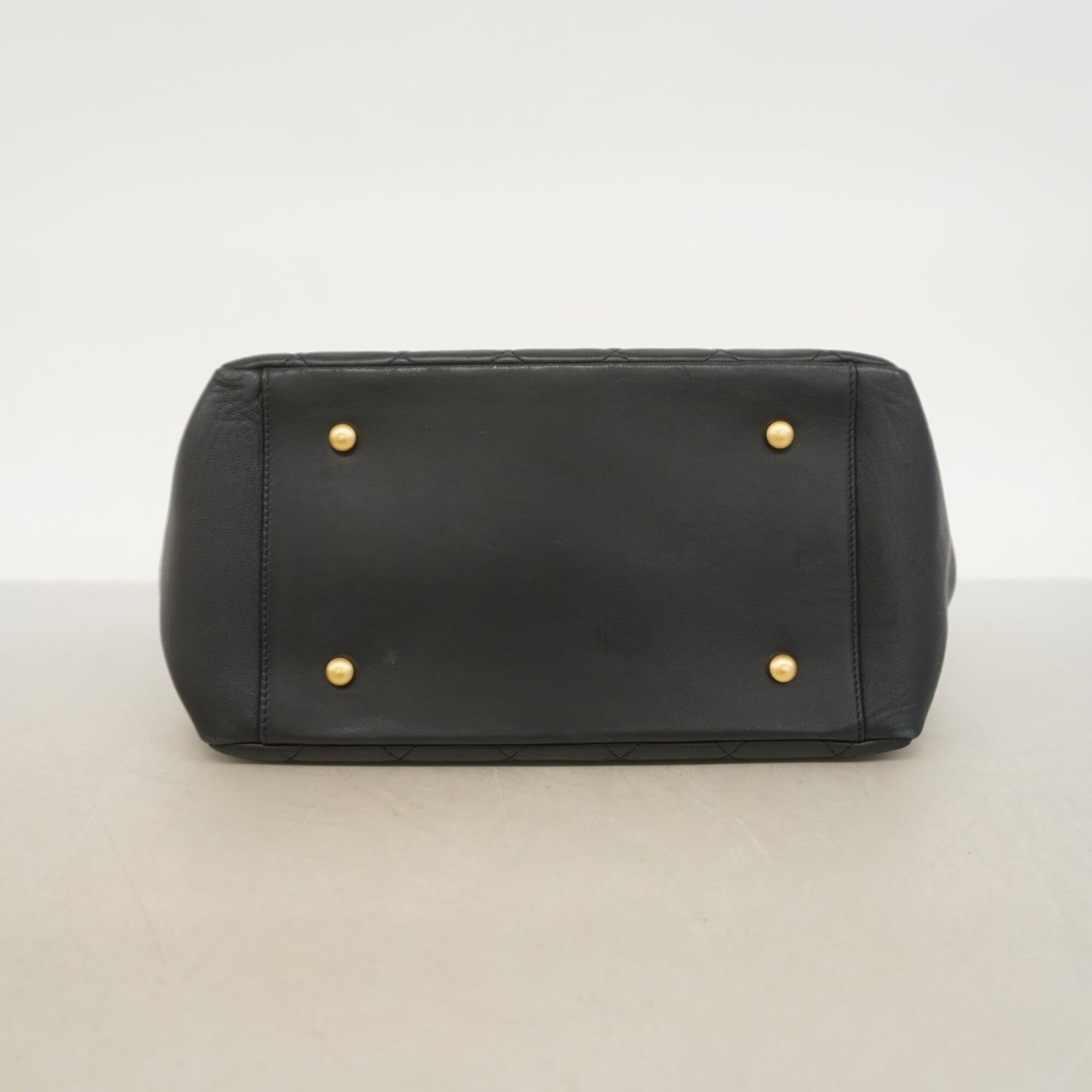 Chanel Black Leather Handbag
