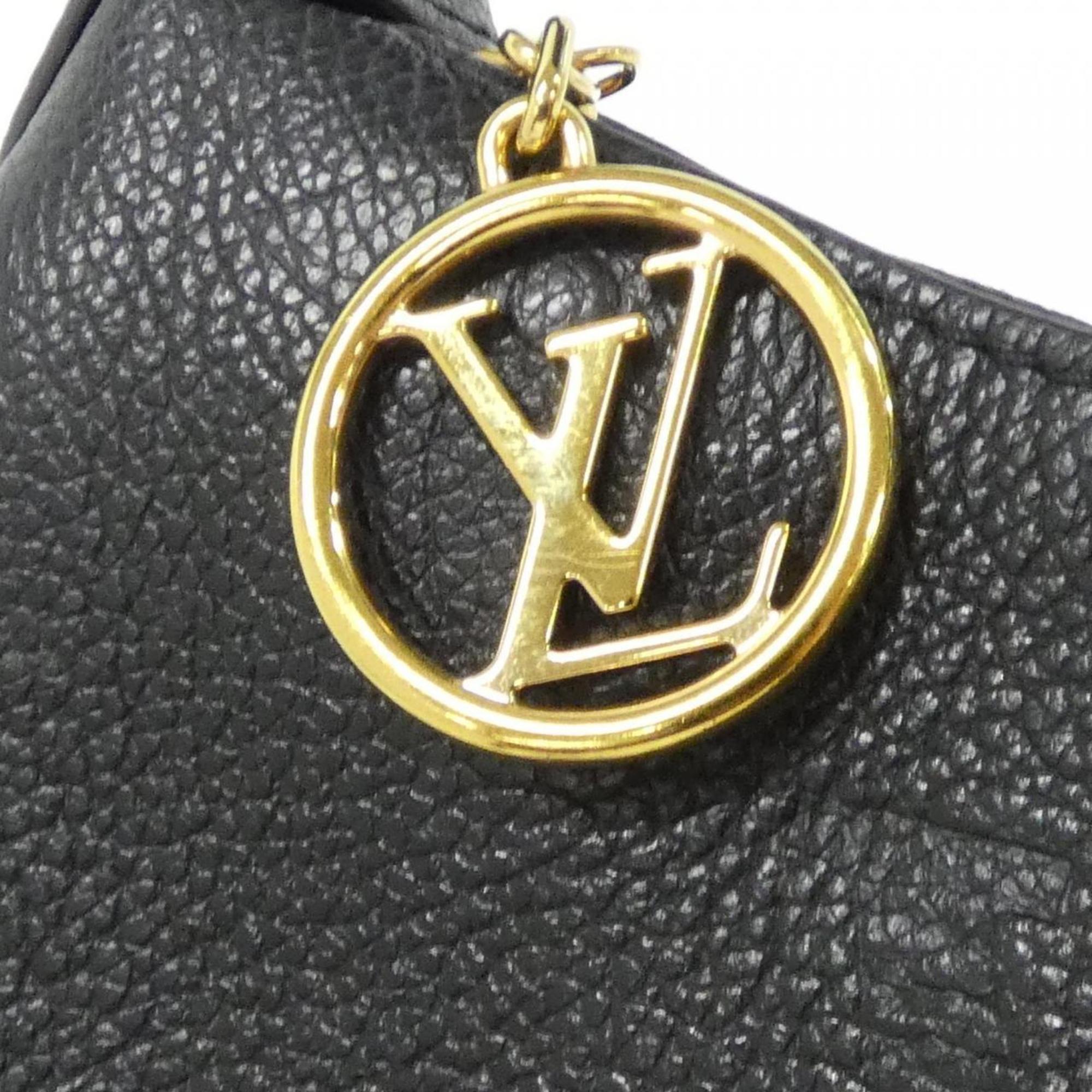 Louis Vuitton Black Leather Shoulder Bag