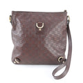 Gucci Abbey Brown Leather Shoulder Bag (Pre-Owned)