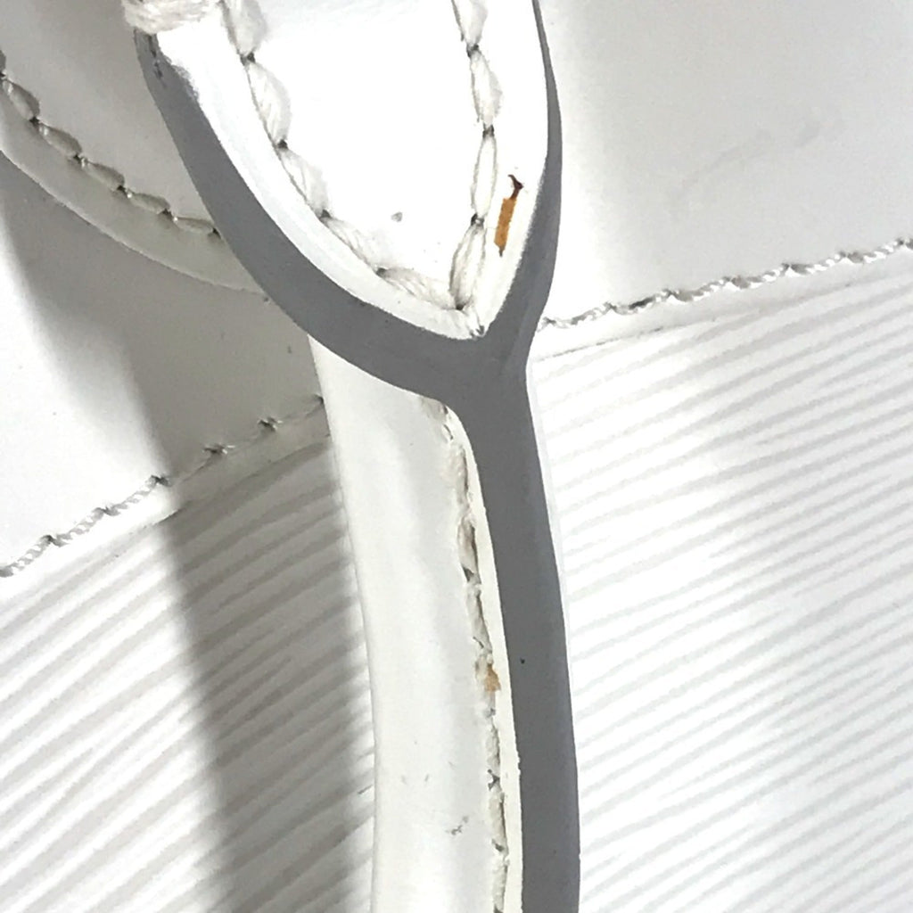 Louis Vuitton Epi White Epi Leather Handbag Tote Bag