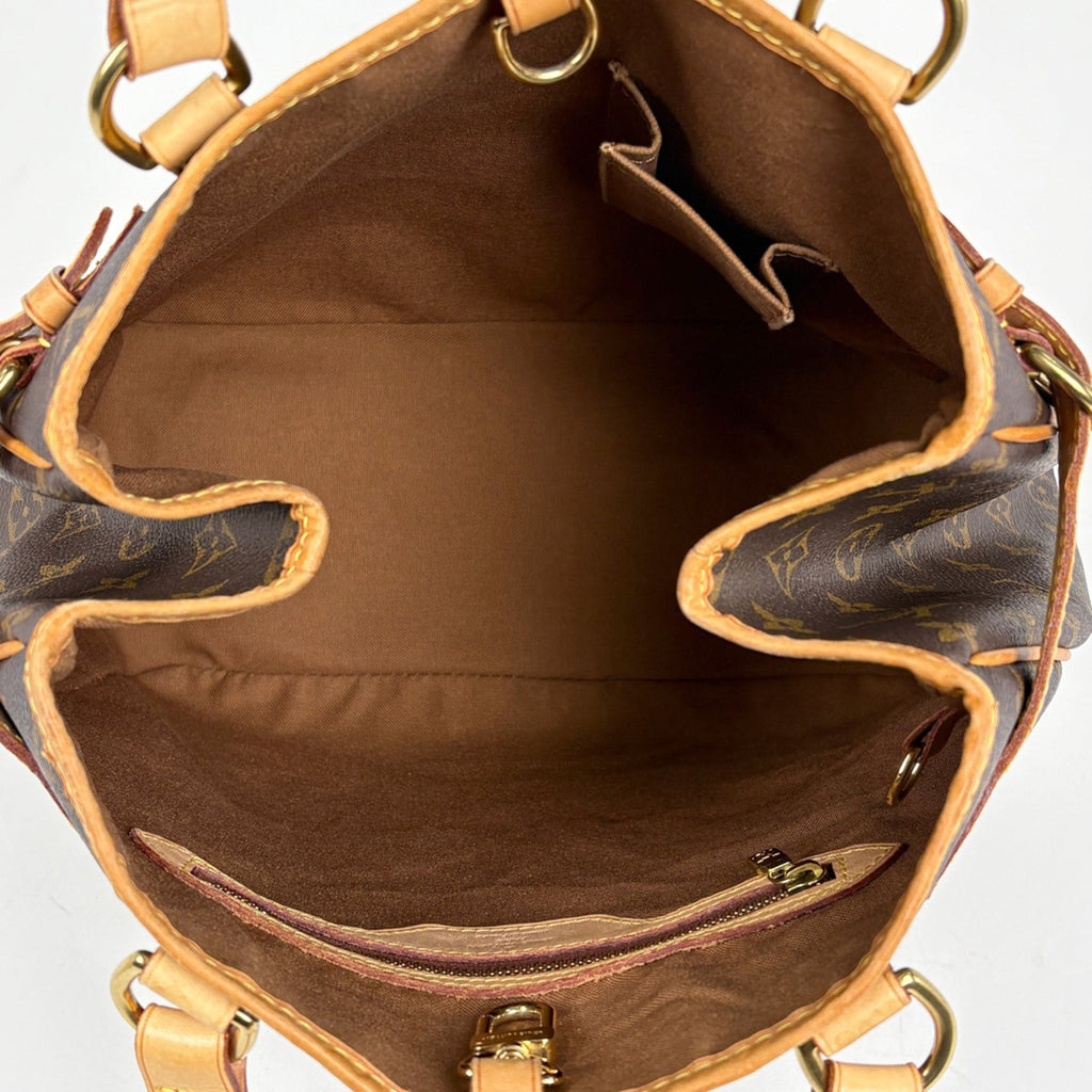 Louis Vuitton Brown Monogram Shoulder Bag Tote Bag