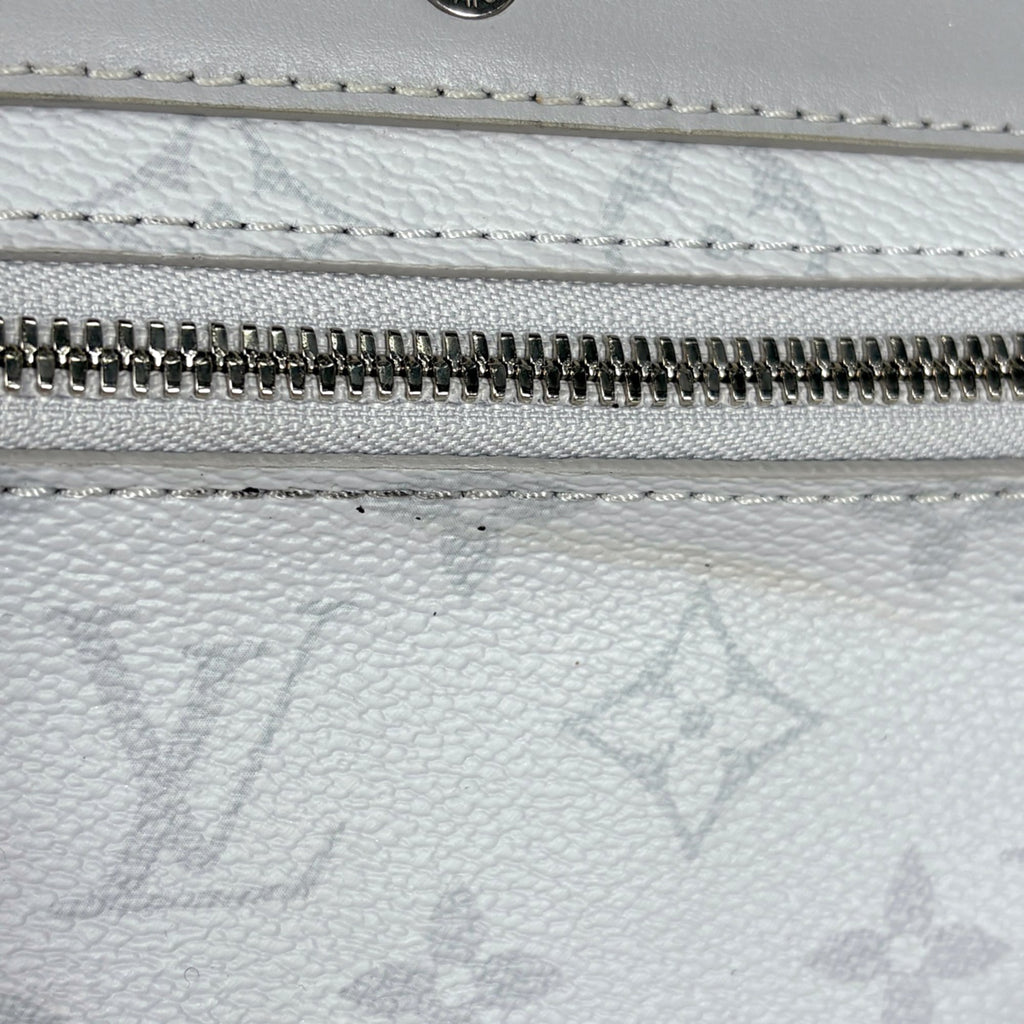 Louis Vuitton White Monogram Shoulder Bag Tote Bag