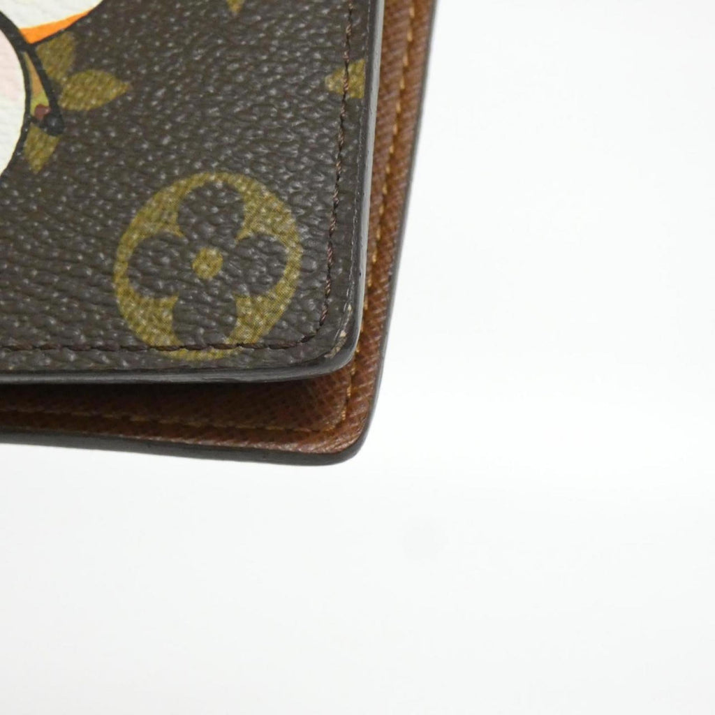 Louis Vuitton Marron Coated Canvas Wallet