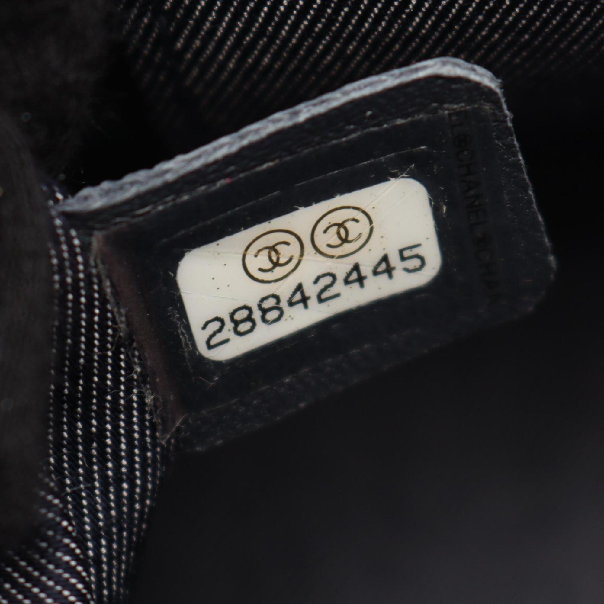 Chanel Navy Leather Handbag