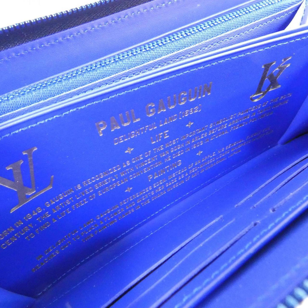 Louis Vuitton Dark Blue Coated Canvas Long Wallet