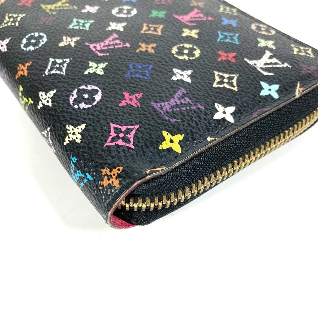 Louis Vuitton Monogram Multicolore Black Noir Monogram Multicolore Long Wallet