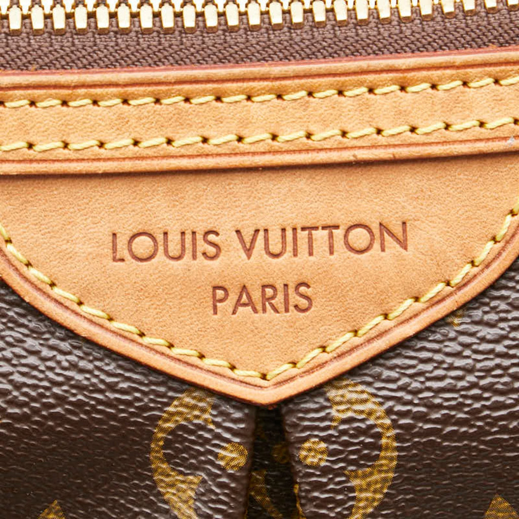 Louis Vuitton Brown Pvc Leather Handbag Shoulder Bag