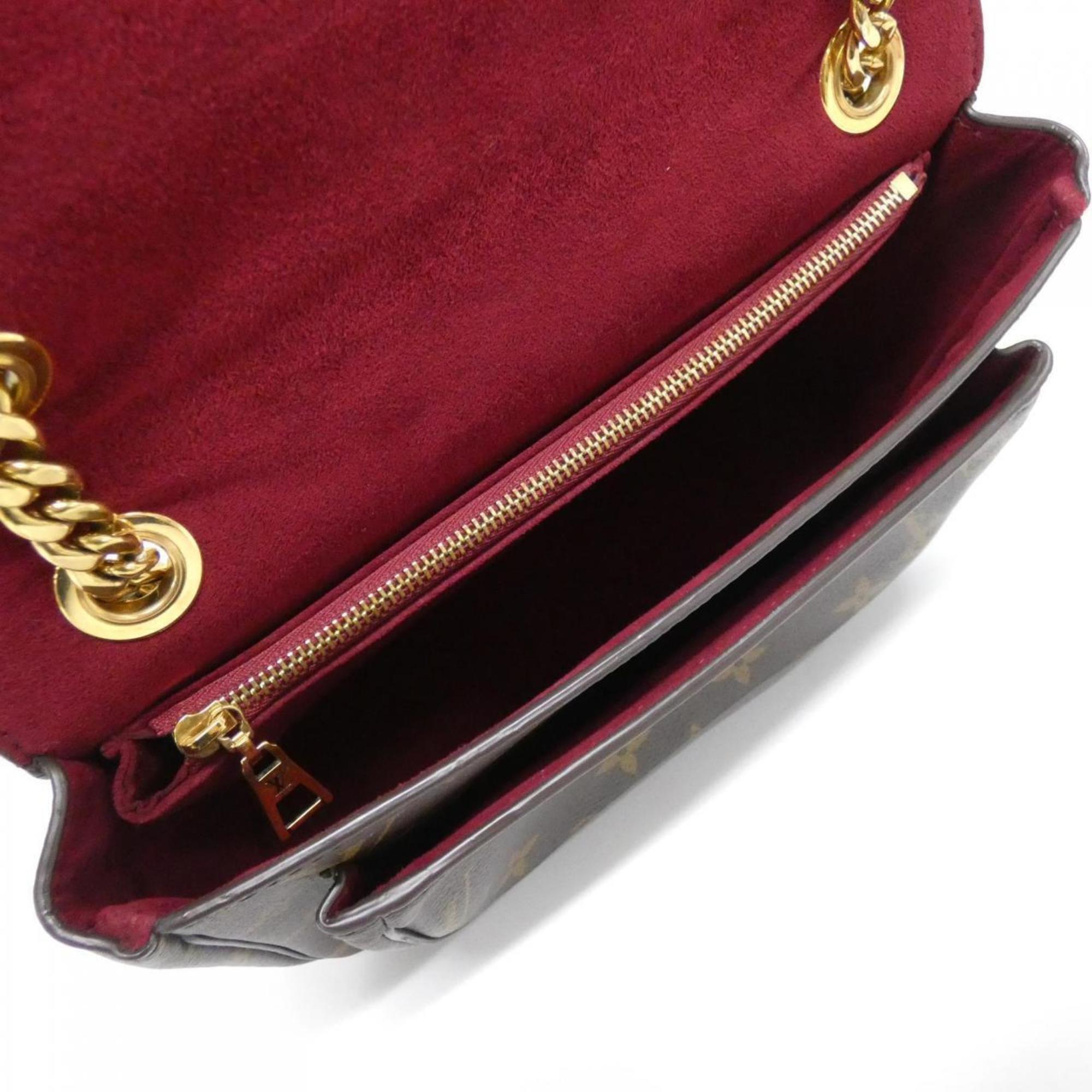Louis Vuitton Marron Coated Canvas Shoulder Bag