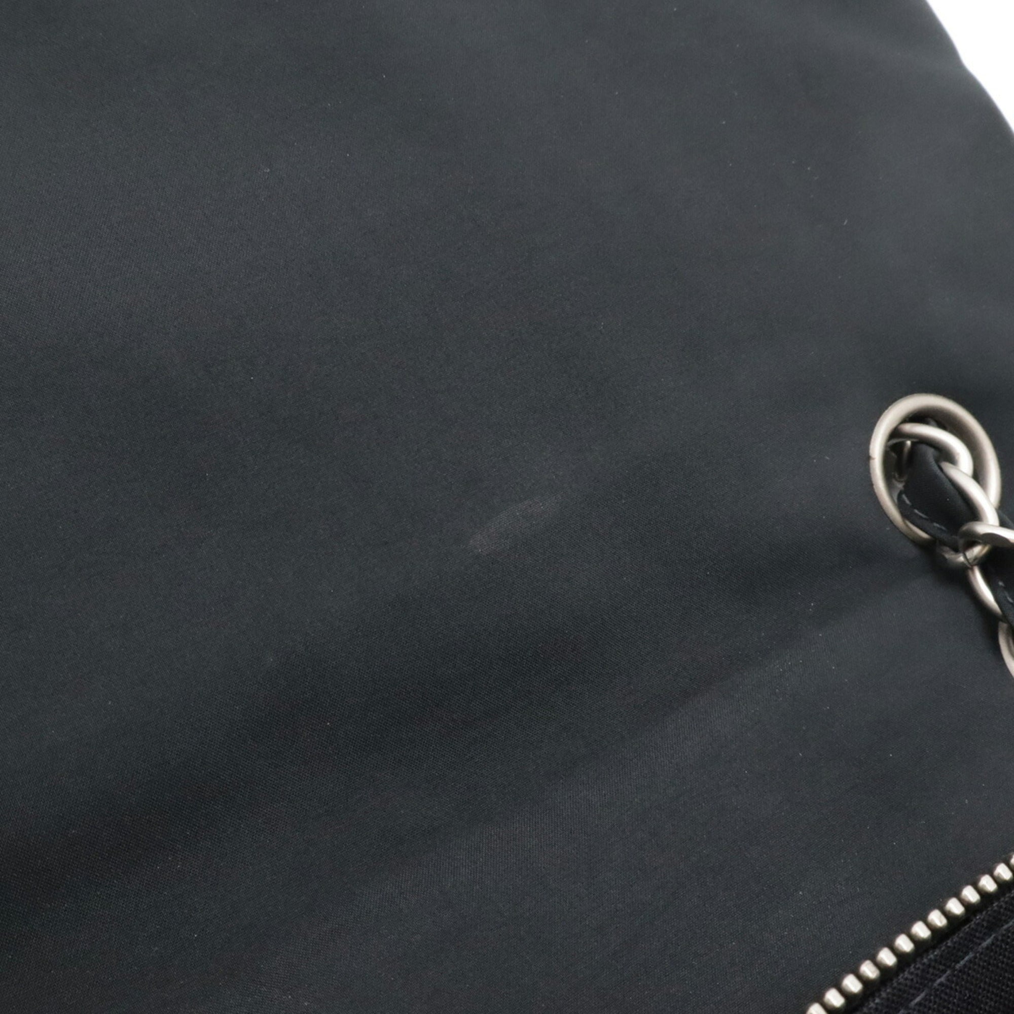 Chanel Black Nylon Shoulder Bag
