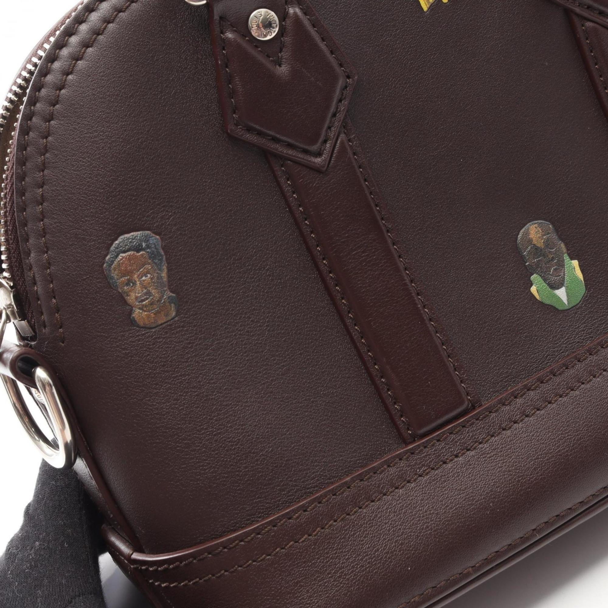 Louis Vuitton Brown Multi-Color Leather Handbag