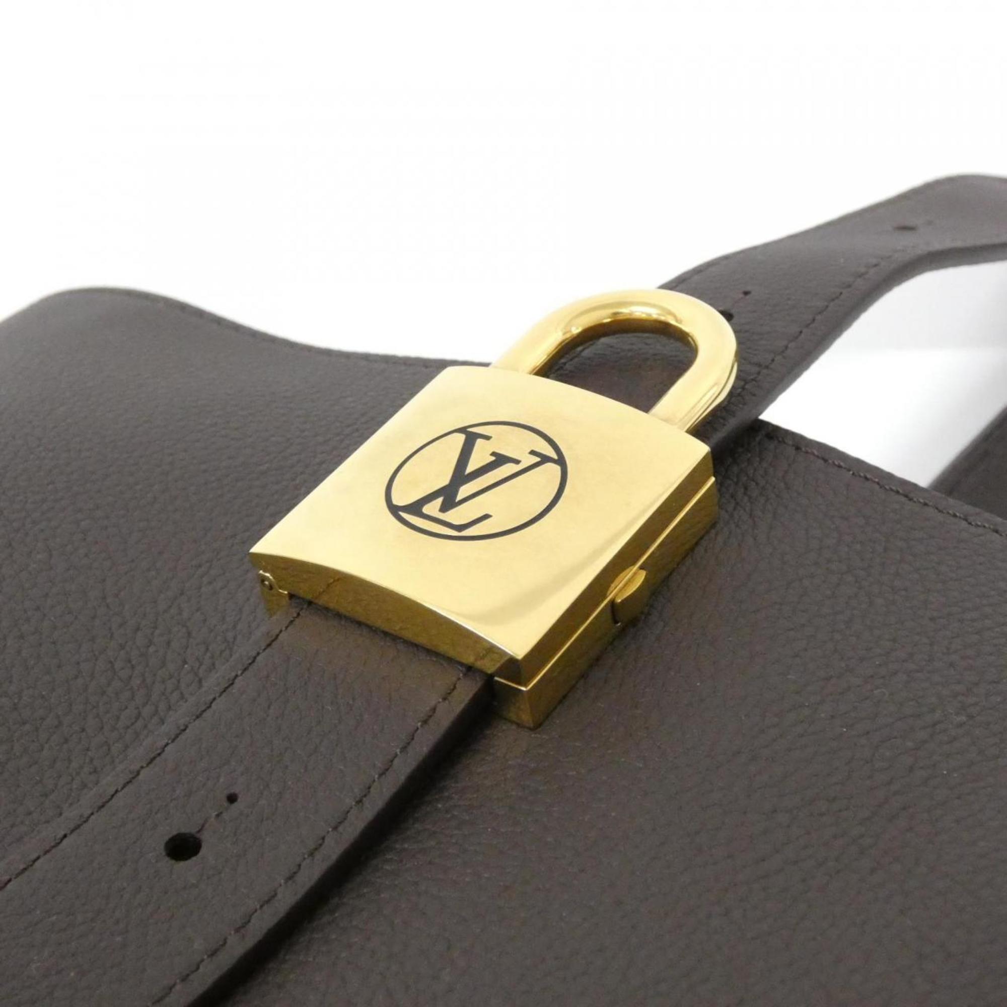 Louis Vuitton Brown Chocolat Leather Handbag