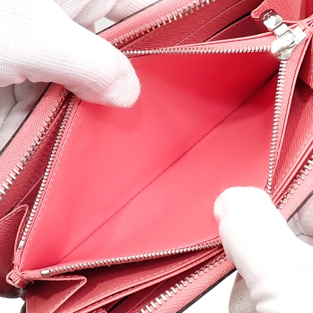 Louis Vuitton Corail Pink Epi Leather Long Wallet