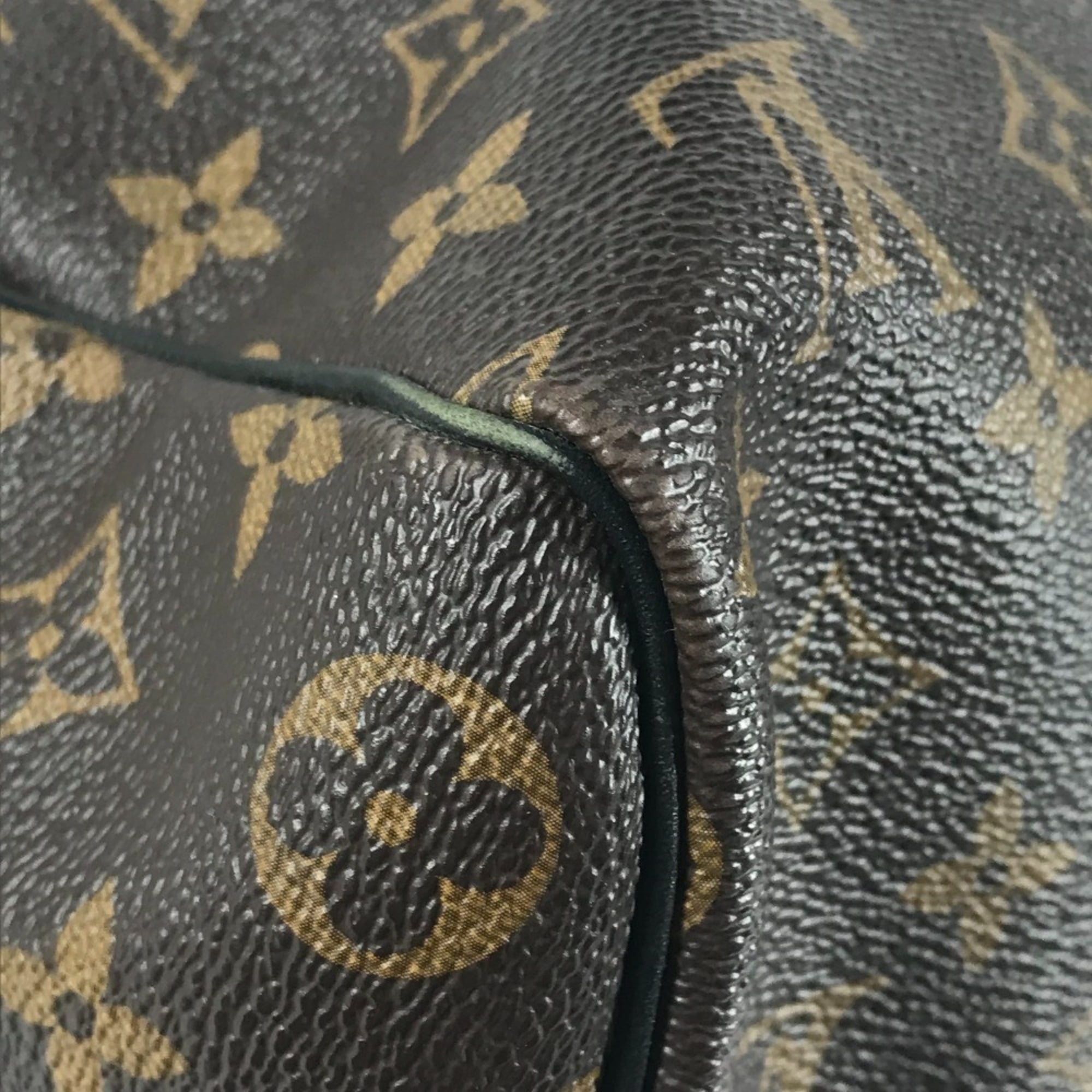 Louis Vuitton Monogram Macassar Black Brown Galle Monogram Monogram Boston Bag Shoulder Bag