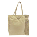 Prada Beige Nylon Shoulder Bag