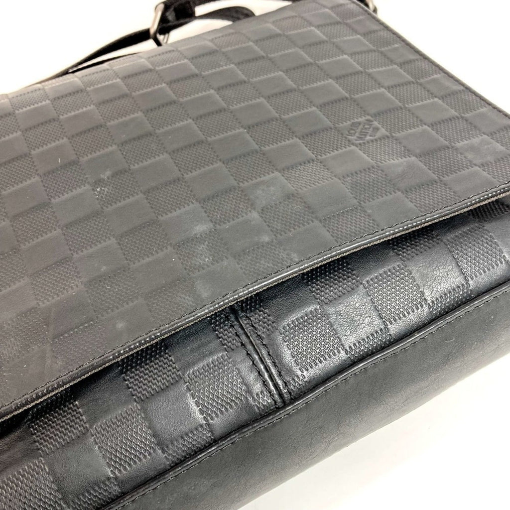 Louis Vuitton Black Onyx Damier Infini Messenger Bag Shoulder Bag