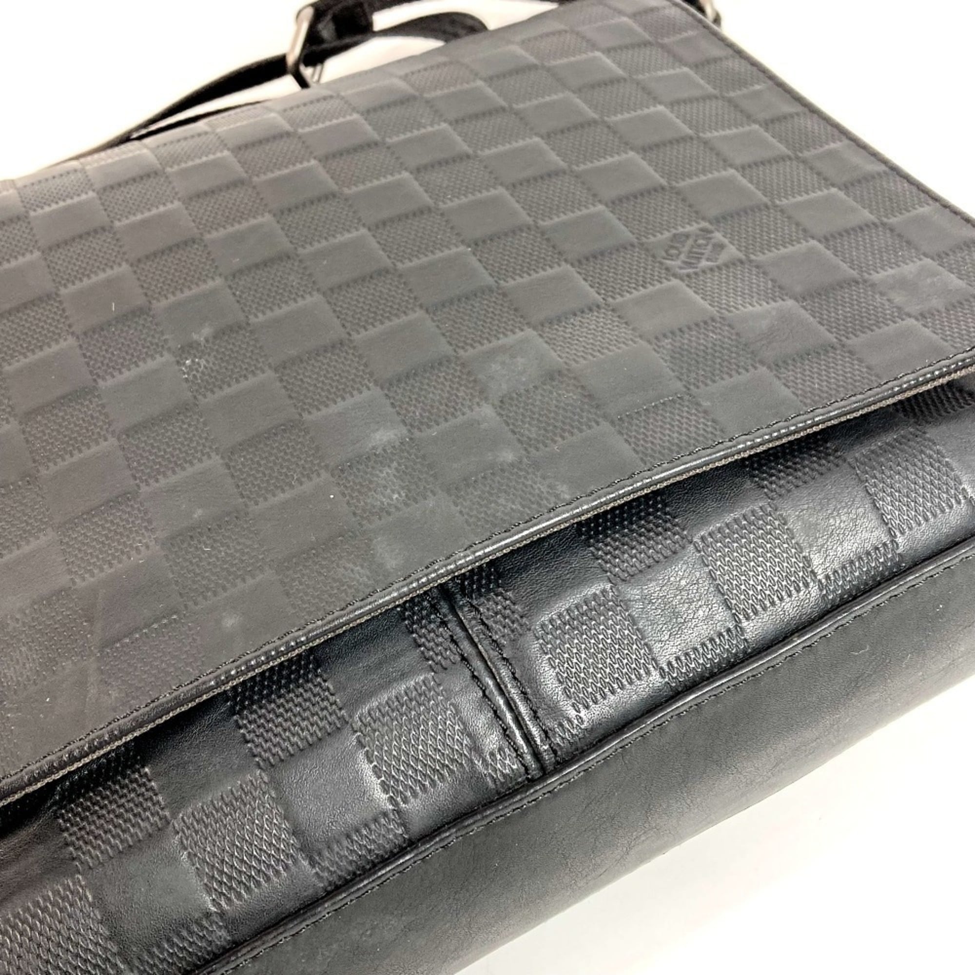 Louis Vuitton Black Onyx Damier Infini Messenger Bag Shoulder Bag