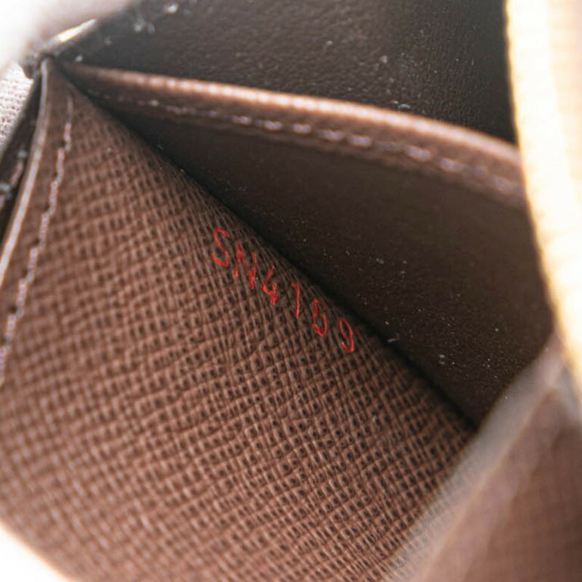 Louis Vuitton Brown Pvc Coin Purse/Coin Case