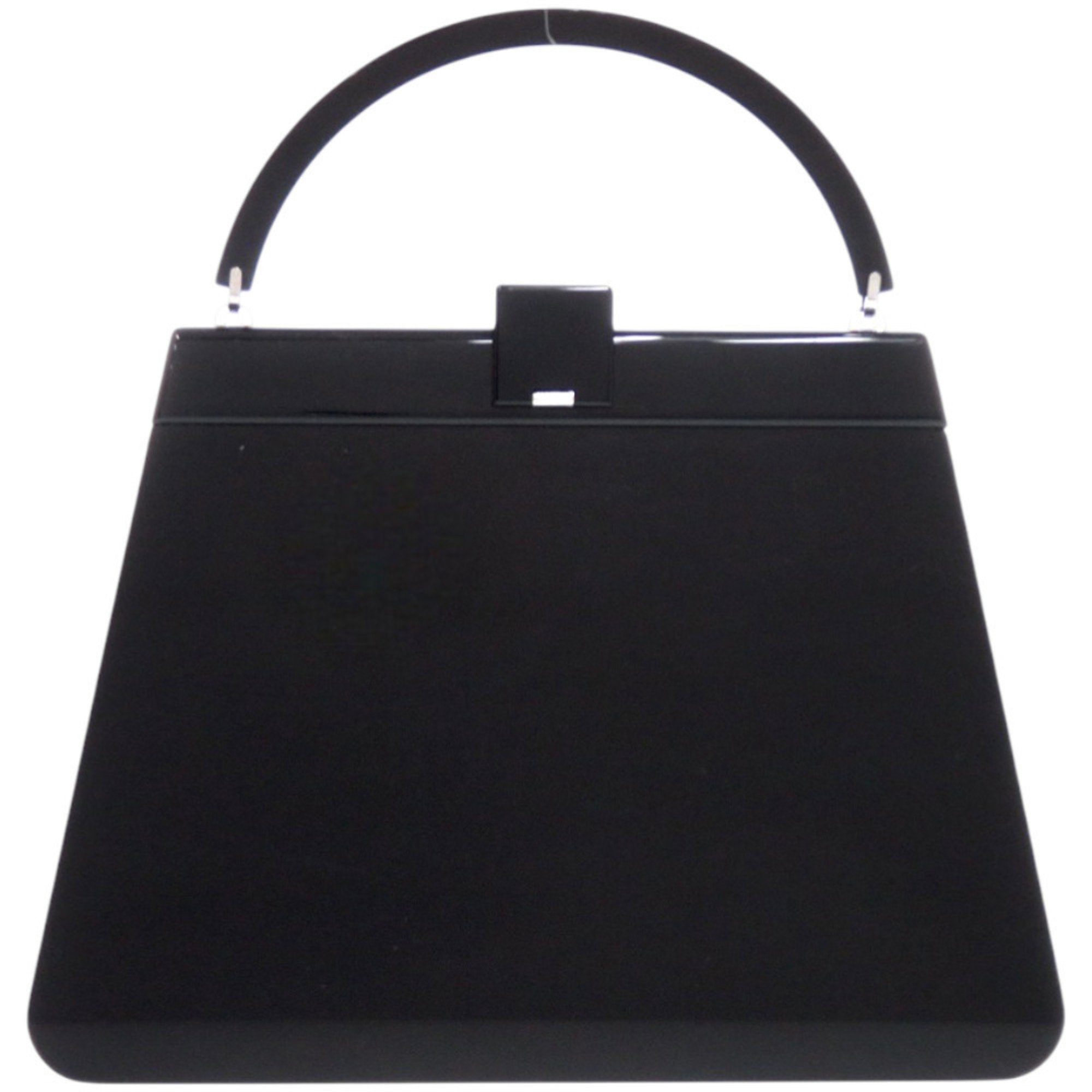 Louis Vuitton Black Plastic Leather Handbag