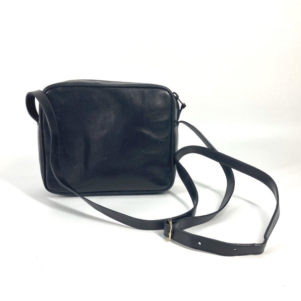 Celine Black Leather Pochette Shoulder Bag