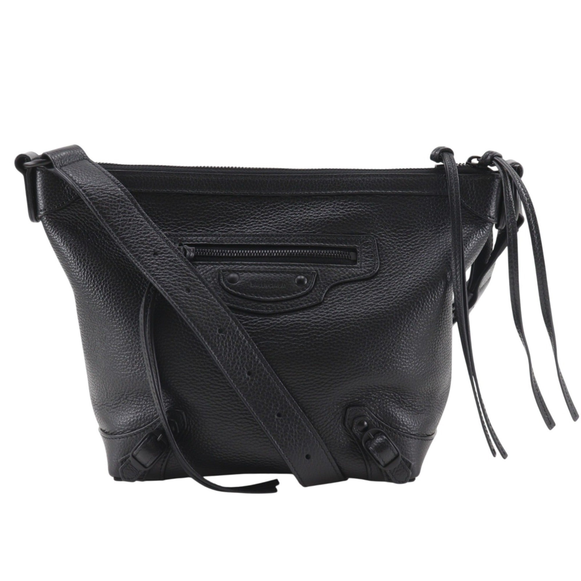 Balenciaga Black Leather Shoulder