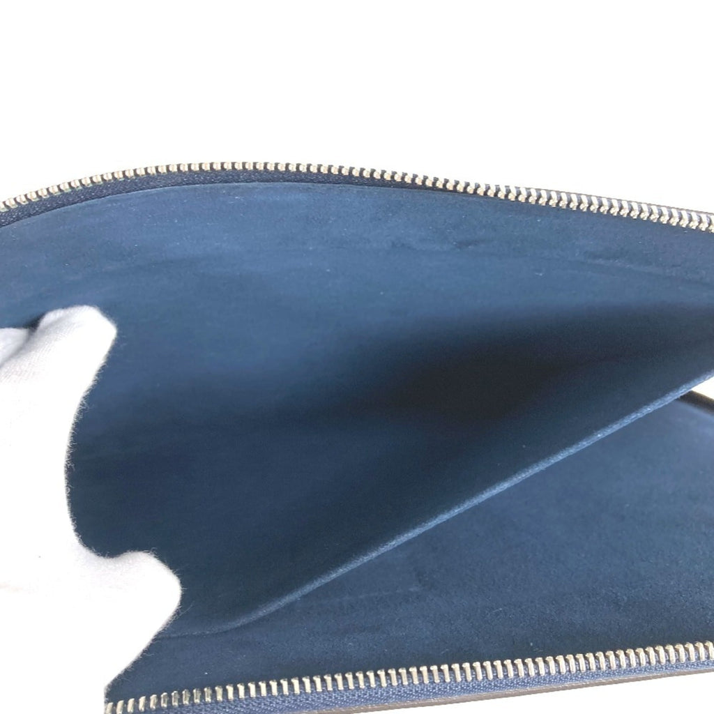 Louis Vuitton Epi Navy Blue Epi Leather Clutch Bag Pochette