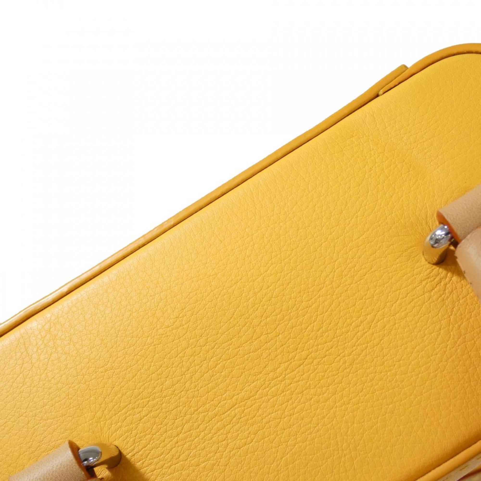 Louis Vuitton Saffron Leather Handbag