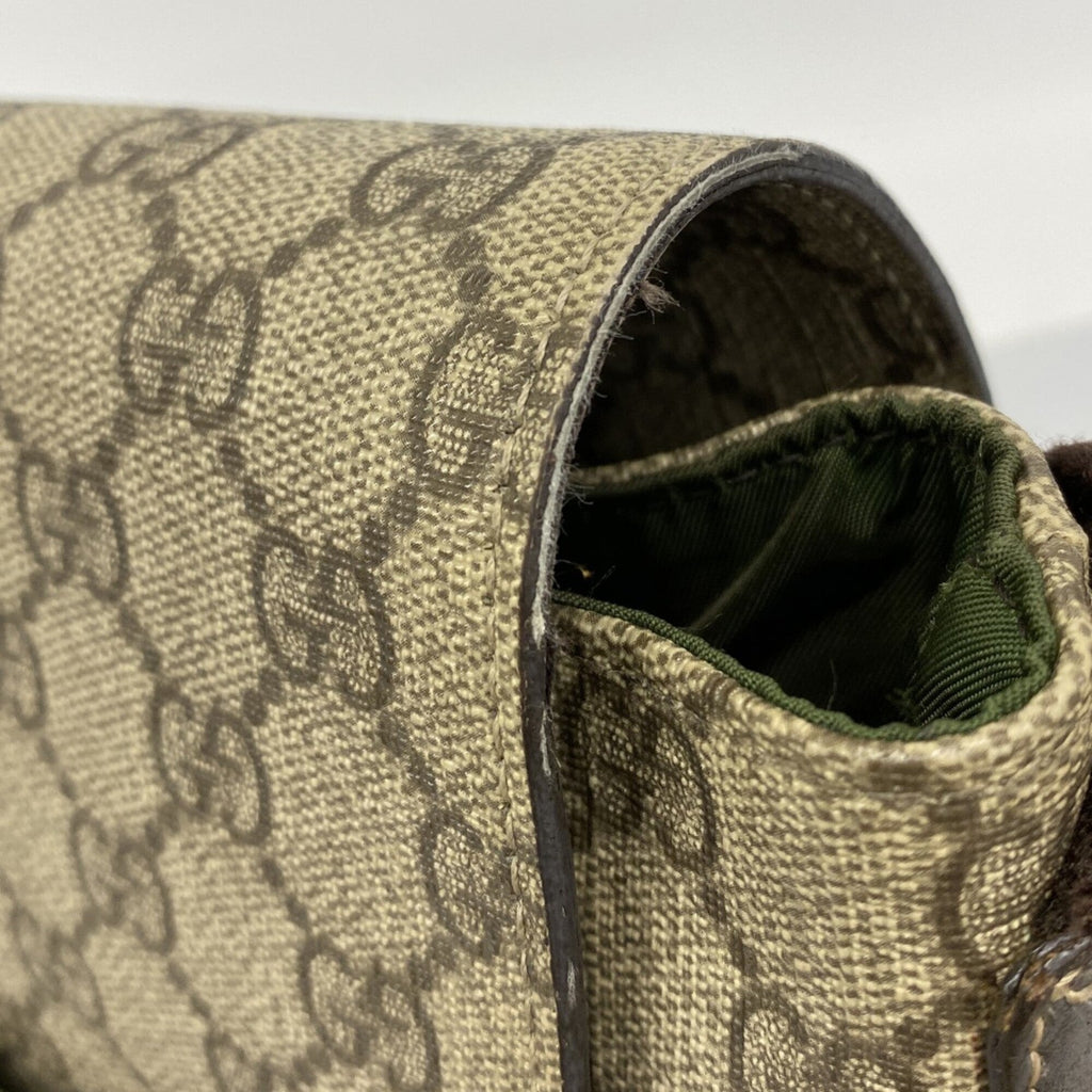 Gucci Brown Pvc Shoulder Bag (Pre-Owned)
