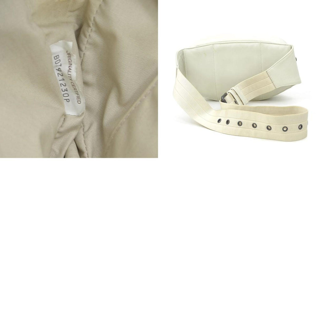 Bottega Veneta Ivory Intrecciato Fanny Pack