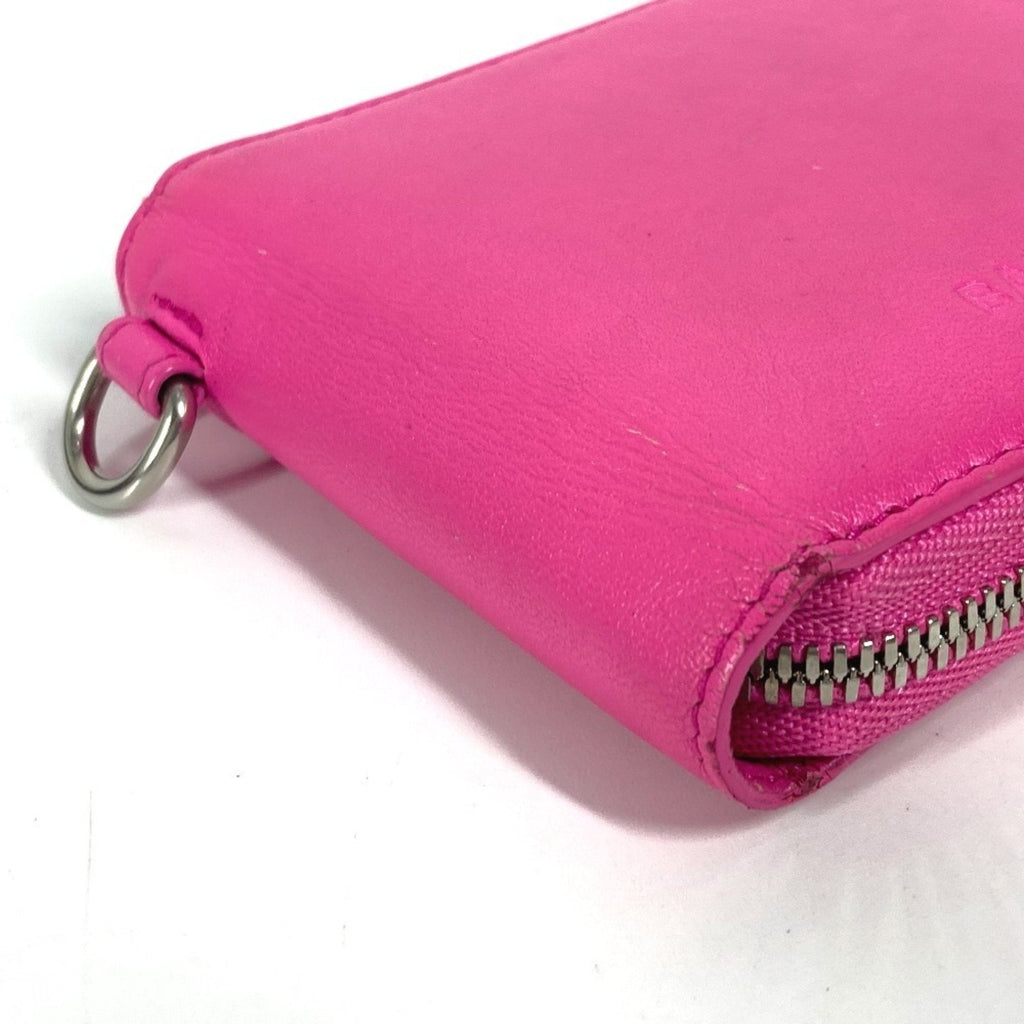 Balenciaga Pink Leather Wallet (Bi-Fold)