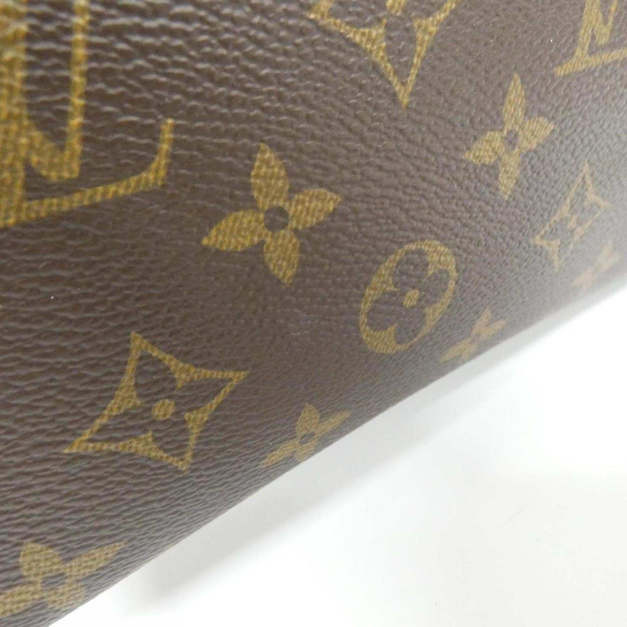 Louis Vuitton Brown Coated Canvas Handbag Pouch