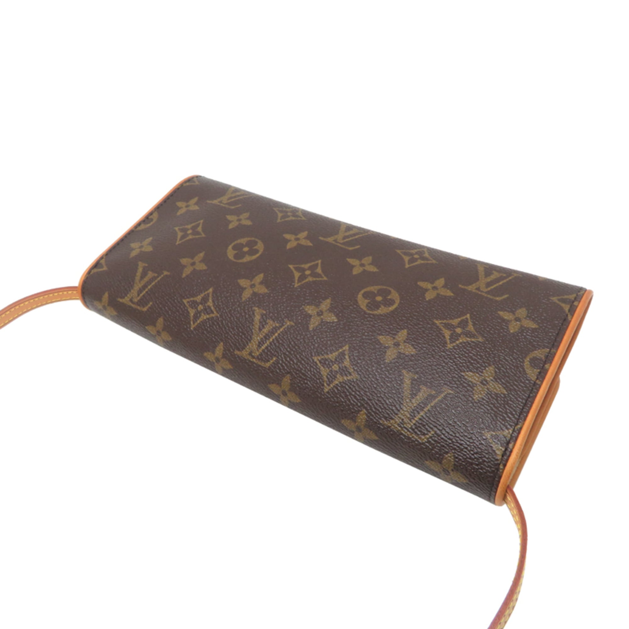 Louis Vuitton Brown Monogram Pochette Shoulder Bag