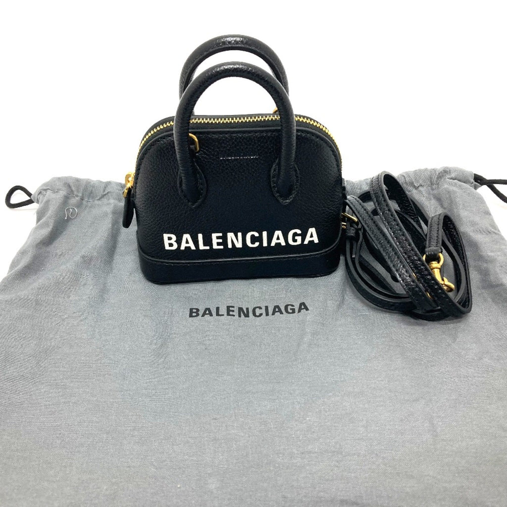 Balenciaga Black Leather Shoulder