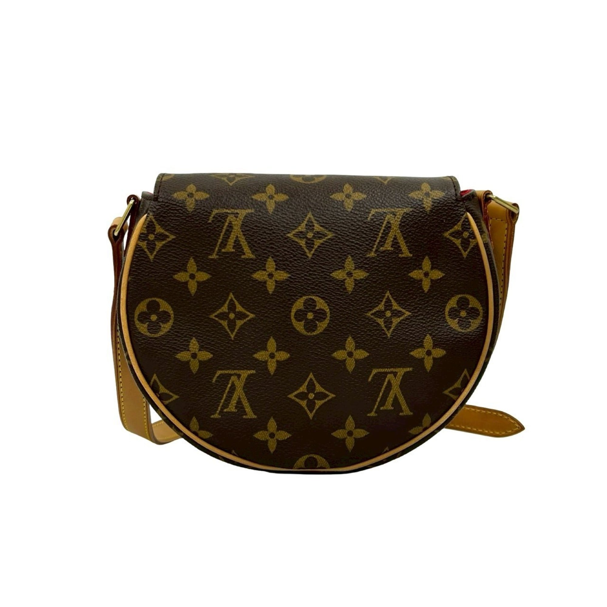 Louis Vuitton Brown Leather Pvc Pochette Shoulder Bag