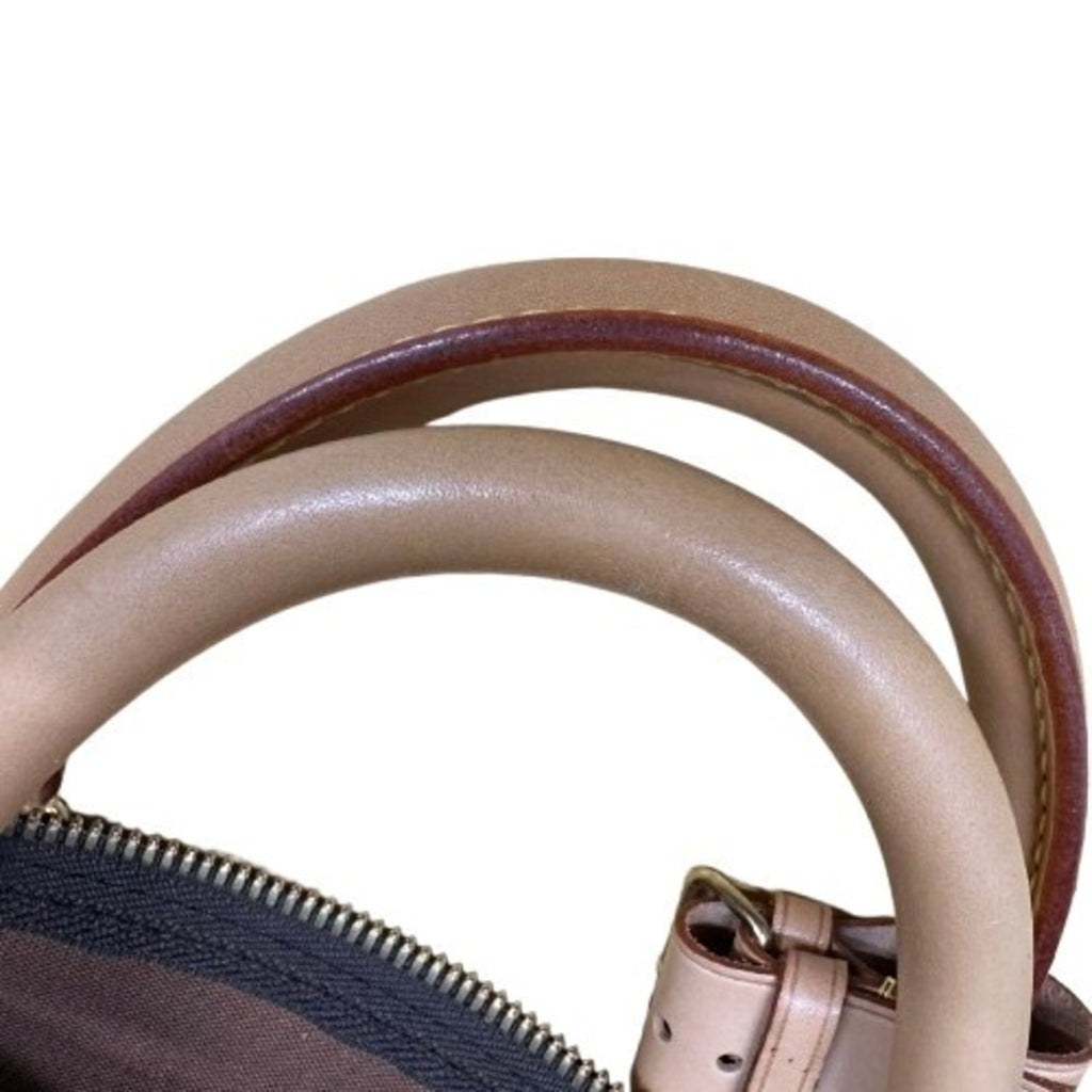 Louis Vuitton Monogram Brown Pvc Leather Boston Bag