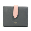 Celine Gray Leather Wallet (Tri-Fold)