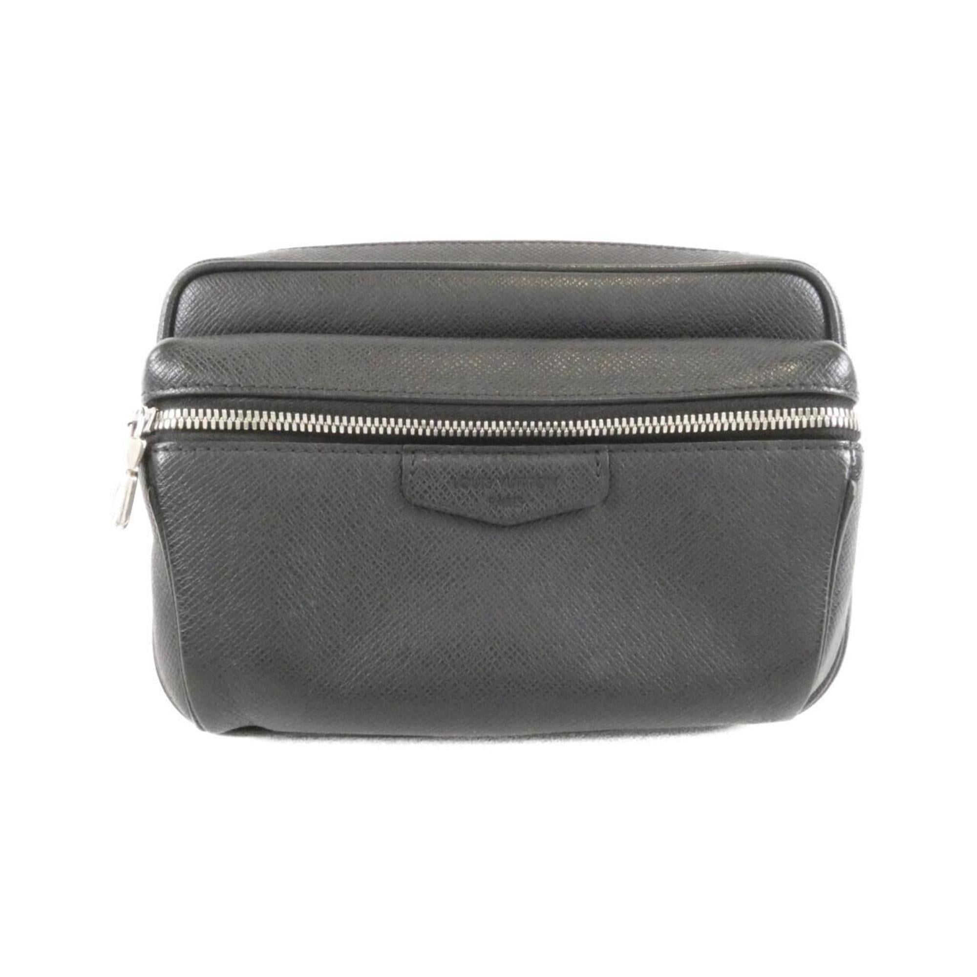 Louis Vuitton Taiga Black Taiga Leather Shoulder Bag