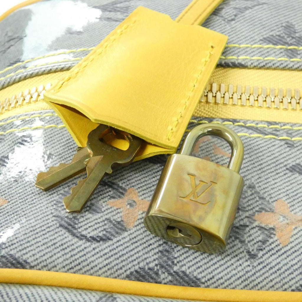 Louis Vuitton Monogram Pulp Jaune Pvc Boston Bag