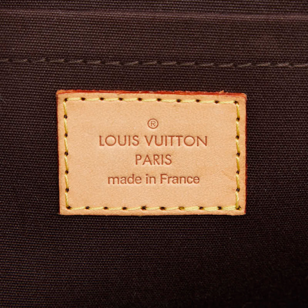 Louis Vuitton Amarante Purple Patent Leather Handbag Shoulder Bag